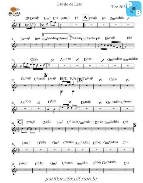 Página 1 da partitura