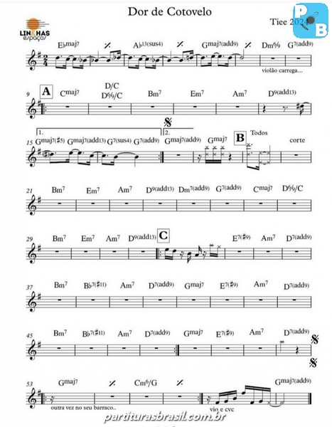 Página 1 da partitura