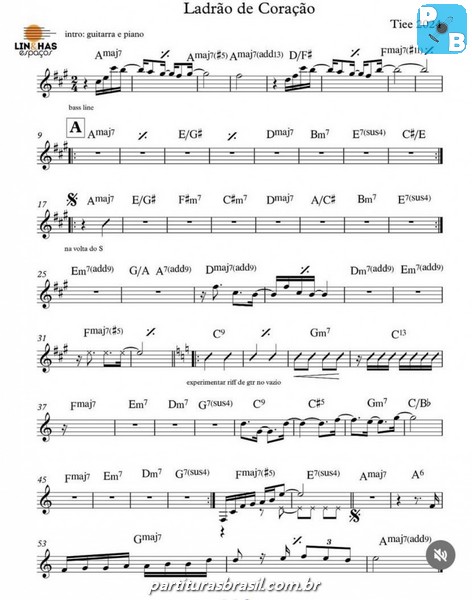 Página 1 da partitura