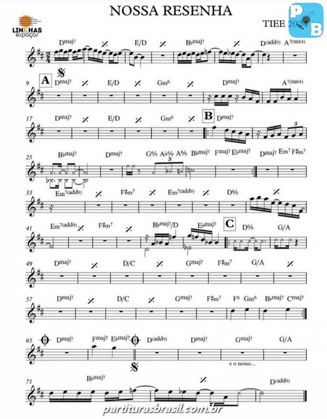 Página 1 da partitura