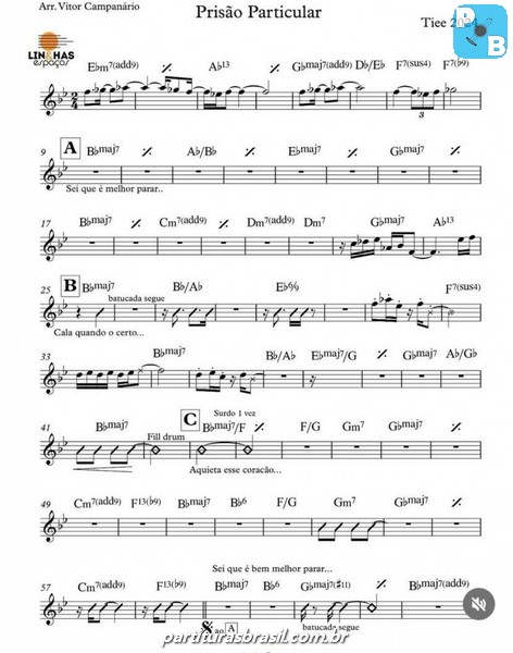 Página 1 da partitura