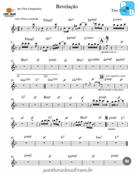 Página 1 da partitura