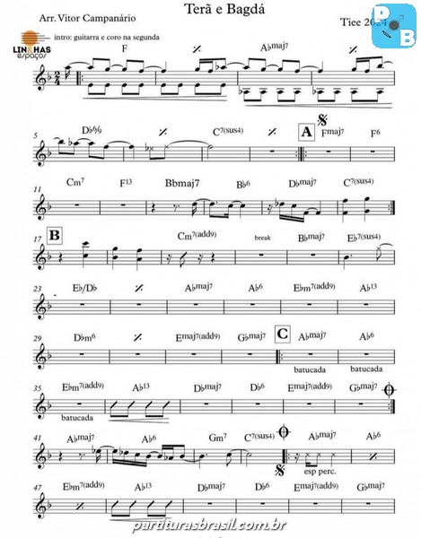 Página 1 da partitura