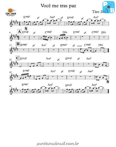 Página 1 da partitura