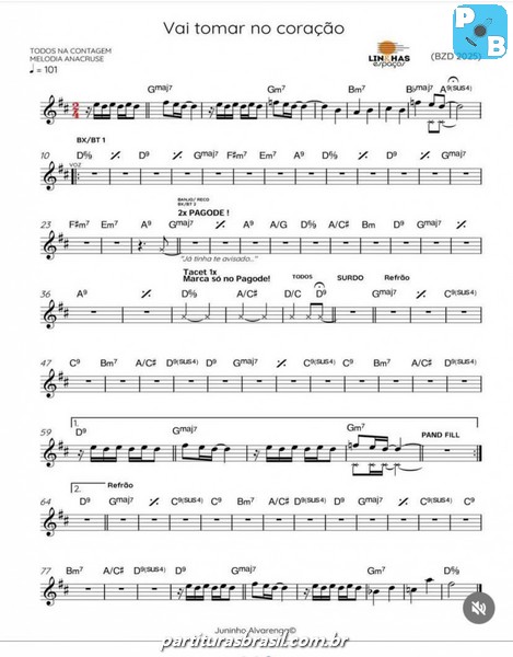 Página 1 da partitura