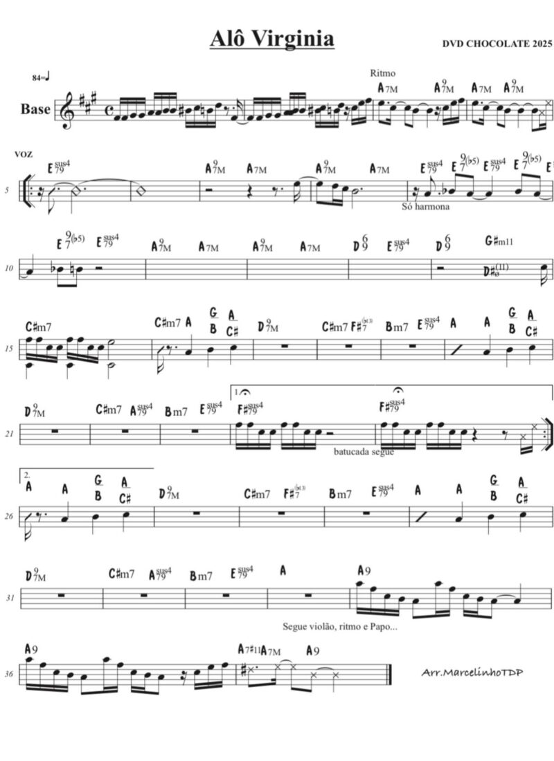 Página 1 da partitura